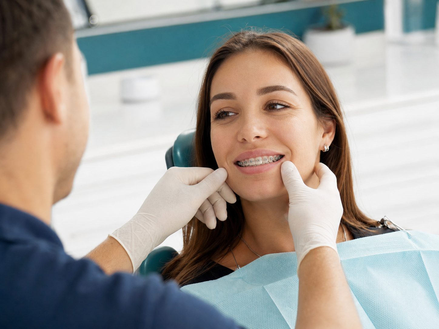 Orthodontic braces consultation